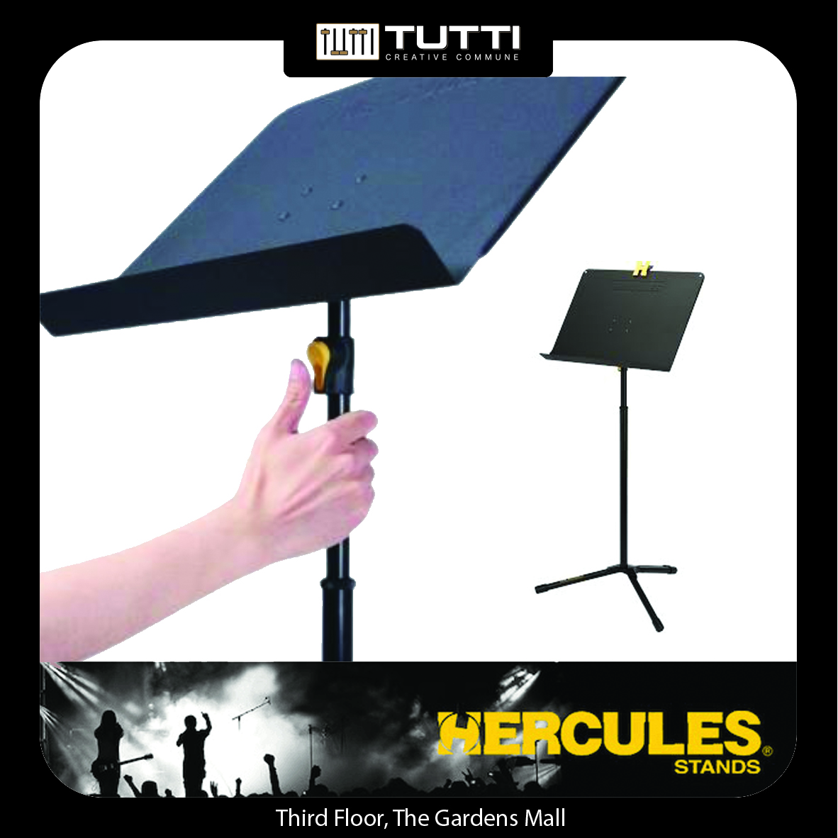HERCULES BS200B PLUS SYMPHONY STAND W/ QUICK RELEASE MECHANISM
