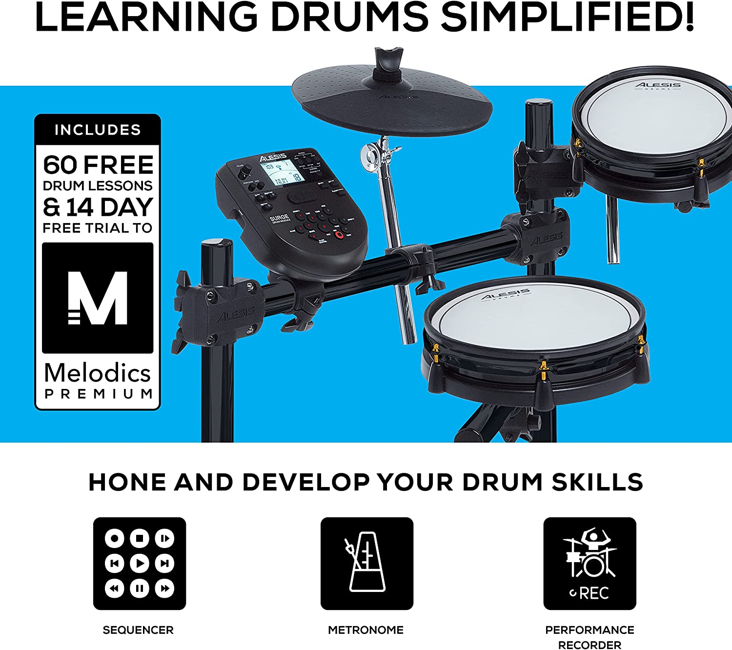 Alesis Surge Mesh Special Edition Electronic Drum Kit - Image 4