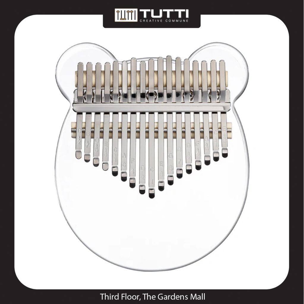 TUTTI Acrylic Bear 17 Keys Kalimba