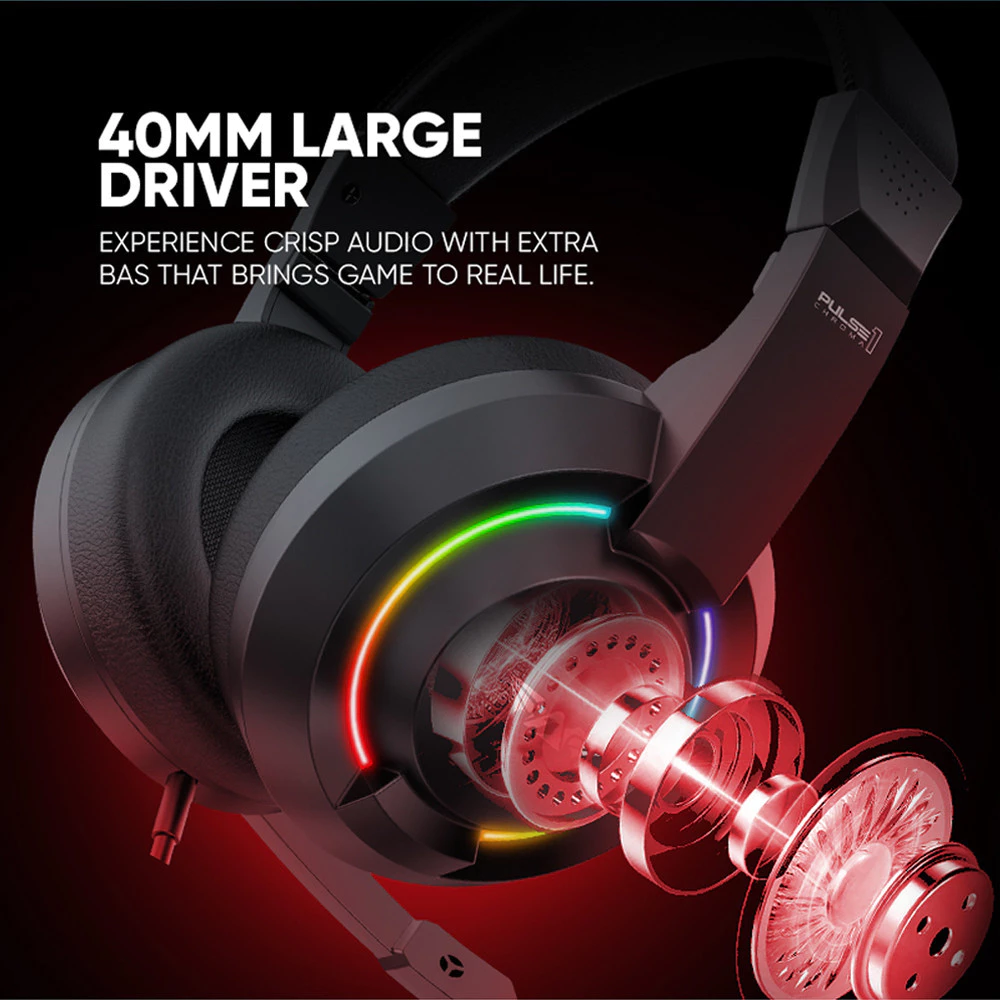 Armaggeddon Pulse 1 Chroma Gaming Stereo Wired Headphone with Mic | Mobile Gaming - Image 6
